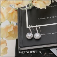 【アクセサリー：ピアス】大粒サークルビジューピアス【Fサイズ/1カラー】[OF02] 
