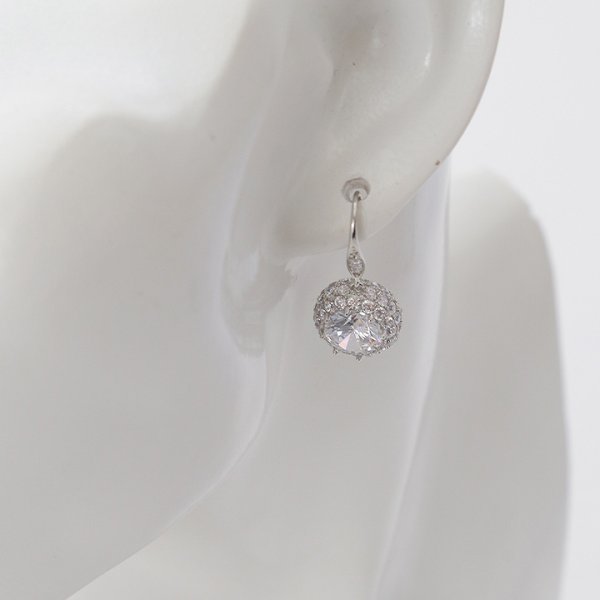 画像3: 【アクセサリー：ピアス】大粒サークルビジューピアス【Fサイズ/1カラー】[OF02] 