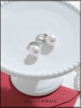 【ピアス】ビジューリングパールピアス【Fサイズ/1カラー】[OF02] 【YN】