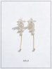 画像3: 【ピアス】フラワードロップビジューロングピアス【Fサイズ/2カラー】[OF02] (3)