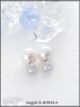 【ピアス】大粒パールビジューピアス【Fサイズ/1カラー】[OF02]