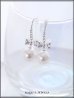 画像1: 【ピアス】ハートビジューリボンパールフックピアス【Fサイズ/1カラー】[OF02]  (1)