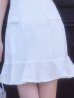 ホワイト　モデル：ももか　身長：156cm　着用サイズ：Sサイズ