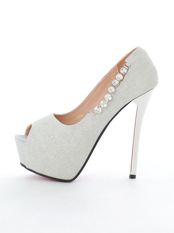 画像4: 【サンダル】サイドビジューグリッターサンダル【35-39サイズ/1カラー】[OF02] 【YN】