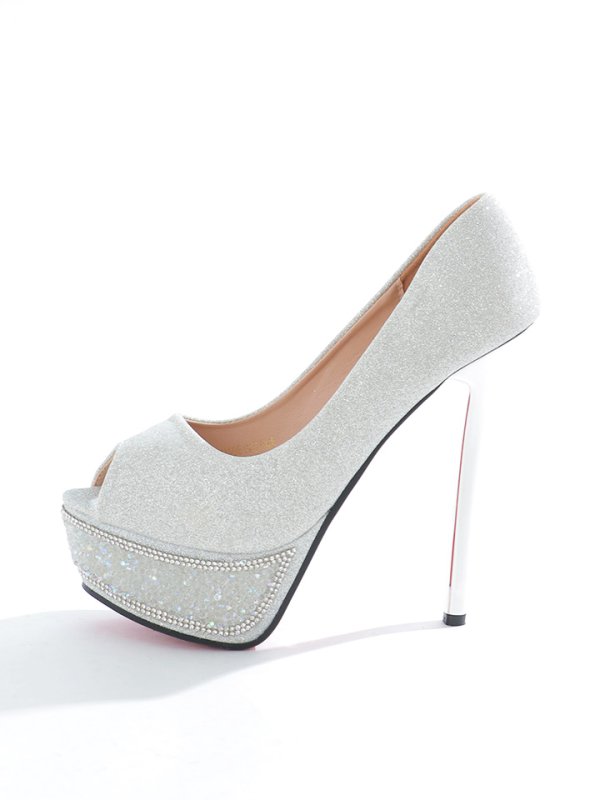 画像3: オーロラビジューグリッターサンダル【35-39サイズ/1カラー】[OF02] 【YN】