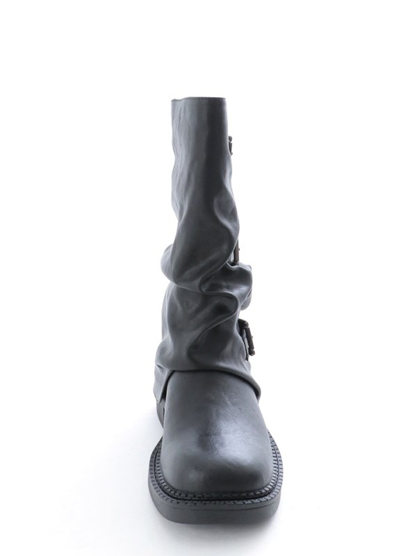 画像5: 合皮ベルトショートブーツ【35-39サイズ/2カラー】[OF02] 【YN】