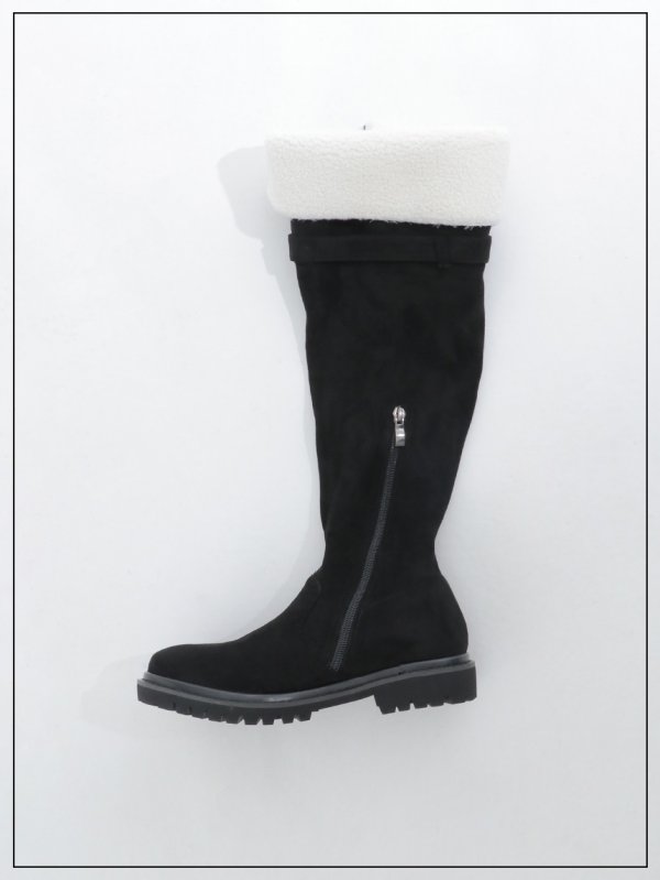 画像5: ベルトボアロングブーツ【37-39サイズ/2カラー】[OF02] 【YN】