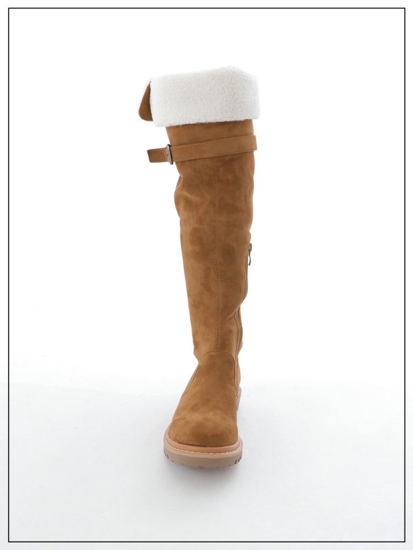 画像7: ベルトボアロングブーツ【37-39サイズ/2カラー】[OF02] 【YN】