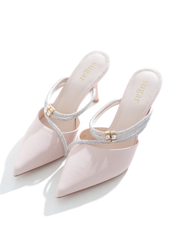 画像3: ラインビジューポインテッドトゥパンプス【35-39サイズ/2カラー】[OF02] 【YN】