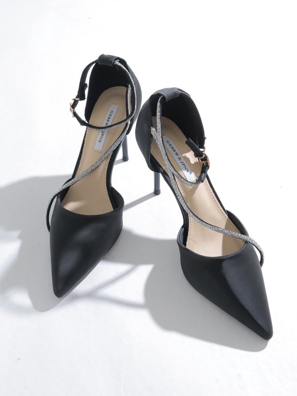 画像2: 【パンプス】ポインテッドトゥビジューストラップパンプス【35-39サイズ/1カラー】[OF02] 【YN】