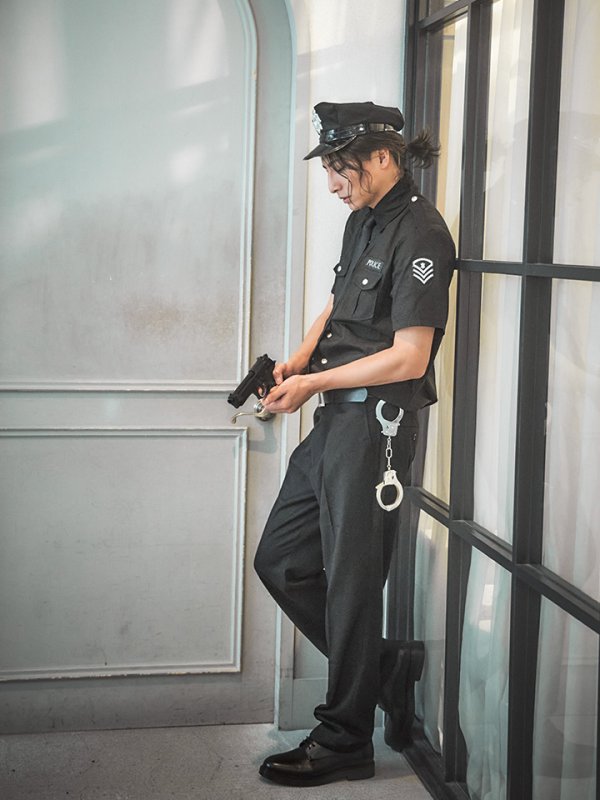 画像26: 【SALE!!】【即日発送】【ハロウィン】 ポリスコスプレ【コスプレ2点セット】【コスプレ5点セット】【XS-XLサイズ/1カラー】【M-XLサイズ/1カラー】[OF01-Bg/OF01-Bsv]