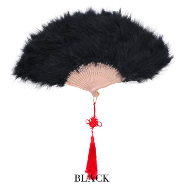 画像4: 【即日発送】【ハロウィン小物】ファー扇子【sugarnine】【Fサイズ/2カラー】[HC03]