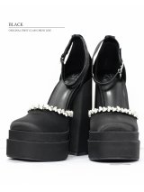 【ANGEL R/エンジェルアール】15cmヒール/ ビジュー/ ハートチャーム/ ラインストーン/ ストラップ/ チャンキーヒール/ ハイヒール /サンダル[OF02]