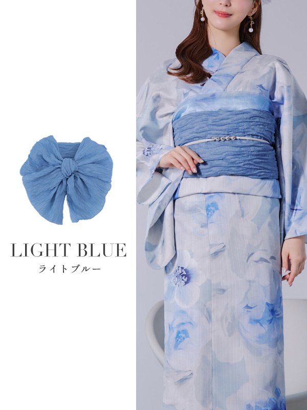 画像4: 【即日発送】【浴衣帯】しわ帯単品 / 大人カラー/ しわ帯 / シワ帯 / 浴衣帯 / 兵児帯[YMT]