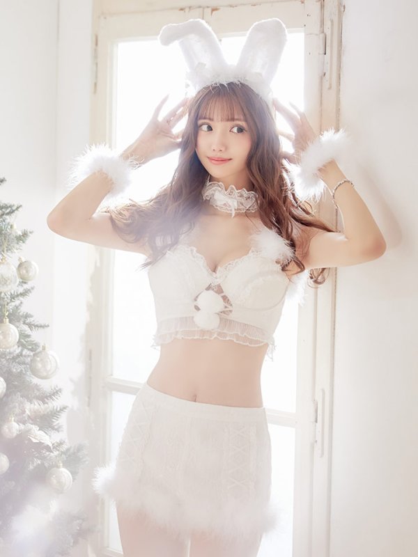 画像8: 【ノベルティ対象】即日発送!セットアップバニーサンタ【sugar nine サンタコス 8点セット】【S-Lサイズ/2カラー】[YMT]