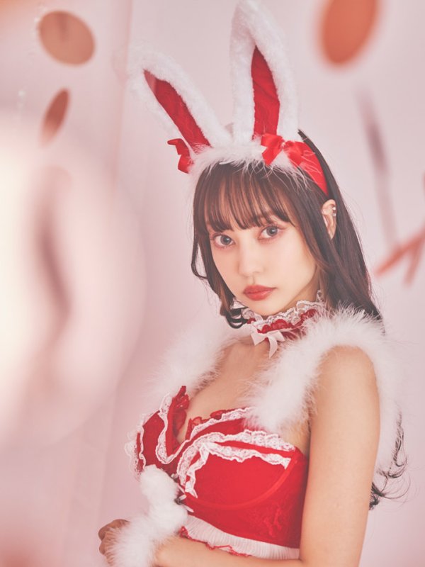 画像9: 【ノベルティ対象】即日発送!セットアップバニーサンタ【sugar nine サンタコス 8点セット】【S-Lサイズ/2カラー】[YMT]