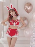 即日発送!セットアップバニーサンタ【sugar nine サンタコス 8点セット】【S-Lサイズ/2カラー】[YMT]