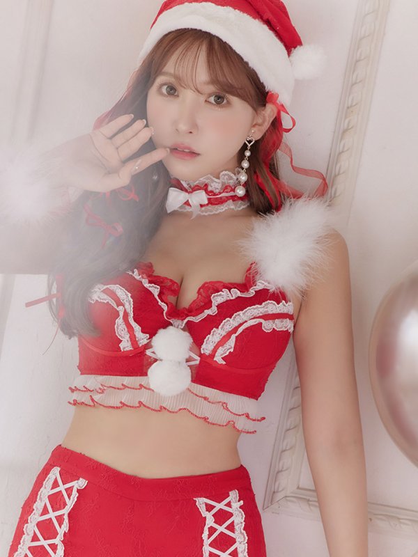 画像15: 【ノベルティ対象】即日発送!セットアップバニーサンタ【sugar nine サンタコス 8点セット】【S-Lサイズ/2カラー】[YMT]