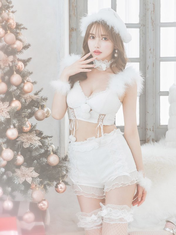 画像6: 【サンタセール！】【sugar nine×マリームーンコラボ】【S-Mサイズ/3カラー】セットアップレースサンタコスプレ[YMT]
