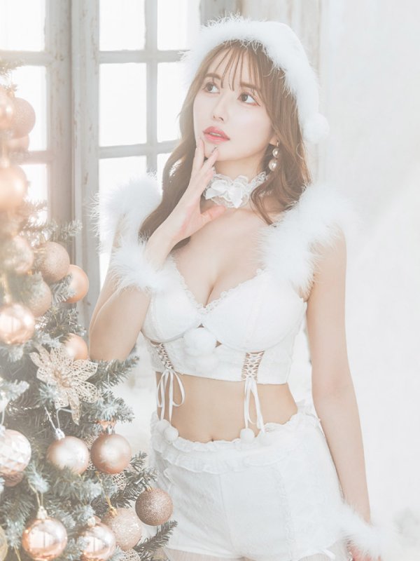 画像15: 【サンタセール！】【sugar nine×マリームーンコラボ】【S-Mサイズ/3カラー】セットアップレースサンタコスプレ[YMT]