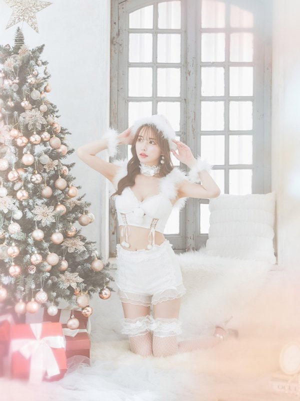 画像8: 【サンタセール！】【sugar nine×マリームーンコラボ】【S-Mサイズ/3カラー】セットアップレースサンタコスプレ[YMT]