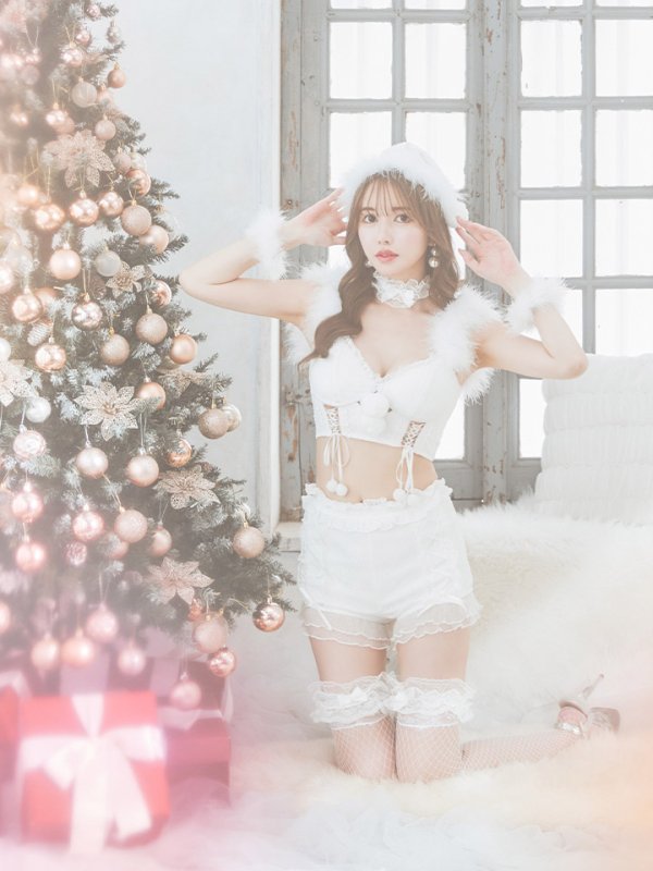 画像11: 【サンタセール！】【sugar nine×マリームーンコラボ】【S-Mサイズ/3カラー】セットアップレースサンタコスプレ[YMT]