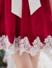 画像11: 【sugar nine サンタコス 5点セット】【S-XLサイズ/2カラー】フレアスリーブ刺繍レースフレアサンタ[YMT]