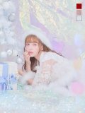 【即日発送】　【サンタコス 5点セット】【S-XLサイズ/3カラー】ポンチョ付きフレアサンタコスプレ[YMT]