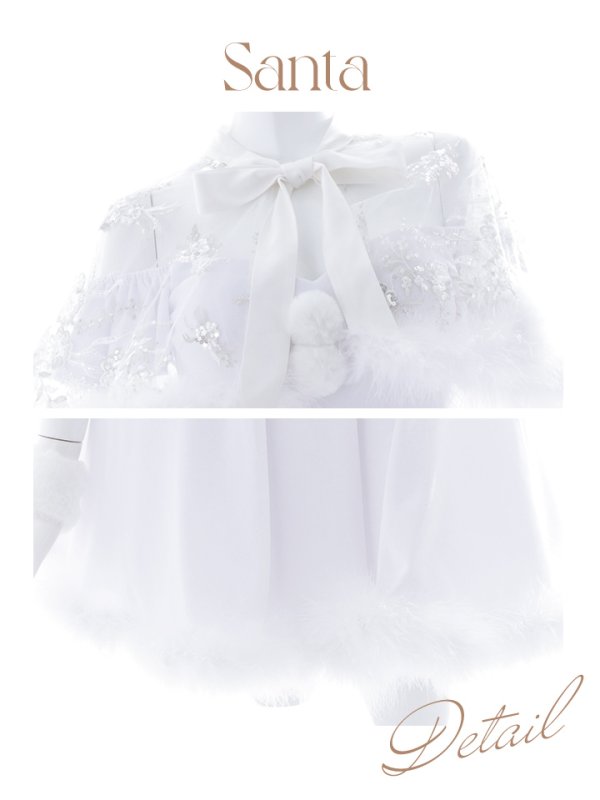 画像38: 【ノベルティ対象】【即日発送】【sugar nine サンタコス 5点セット】【S-XLサイズ/3カラー】ポンチョ付きフレアサンタコスプレ[YMT]