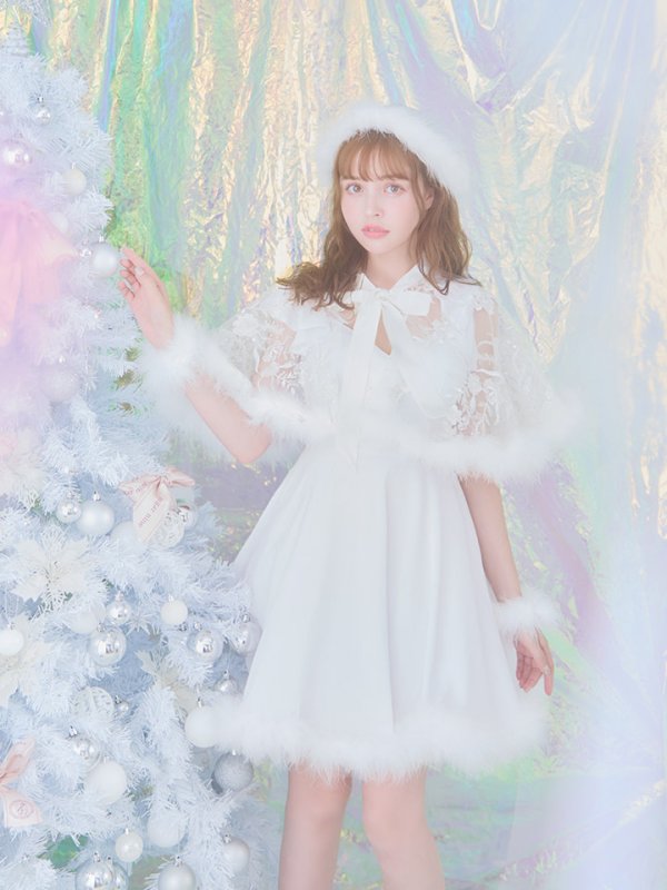 画像26: 【ノベルティ対象】【即日発送】【sugar nine サンタコス 5点セット】【S-XLサイズ/3カラー】ポンチョ付きフレアサンタコスプレ[YMT]