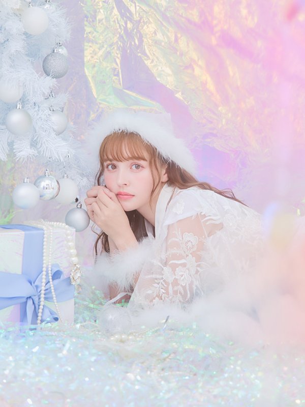 画像8: 【即日発送】　【サンタコス 5点セット】【S-XLサイズ/3カラー】ポンチョ付きフレアサンタコスプレ[OF04]