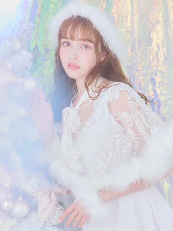 画像12: 【即日発送】　【サンタコス 5点セット】【S-XLサイズ/3カラー】ポンチョ付きフレアサンタコスプレ[OF04]