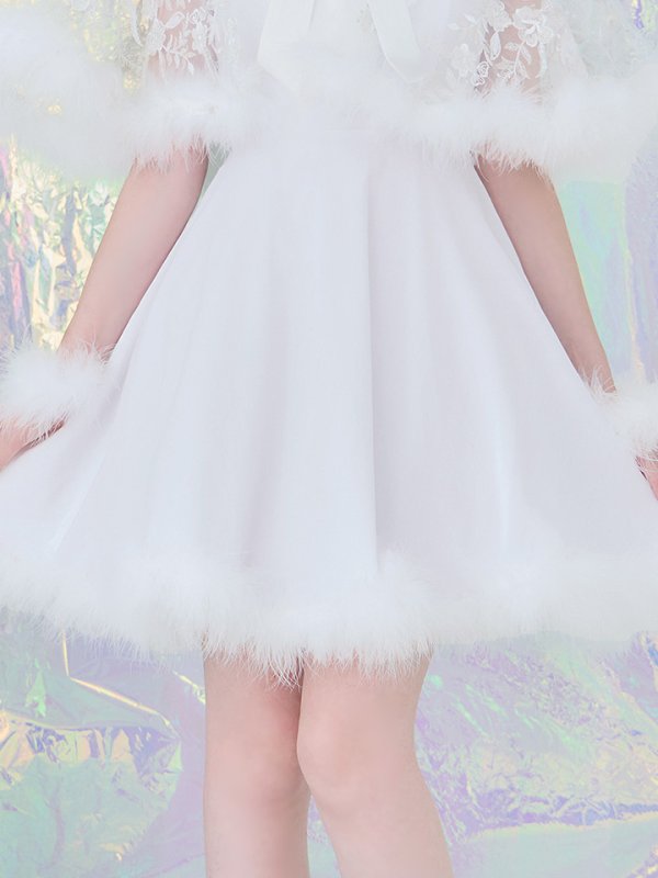 画像20: 【即日発送】　【サンタコス 5点セット】【S-XLサイズ/3カラー】ポンチョ付きフレアサンタコスプレ[OF04]