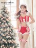 画像3: 【サンタセール！】ファーショルダー/ 編み上げレース切り替え/ セットアップサンタ【sugar nine サンタコス 7点セット】【S-Lサイズ/1カラー】[YMT]