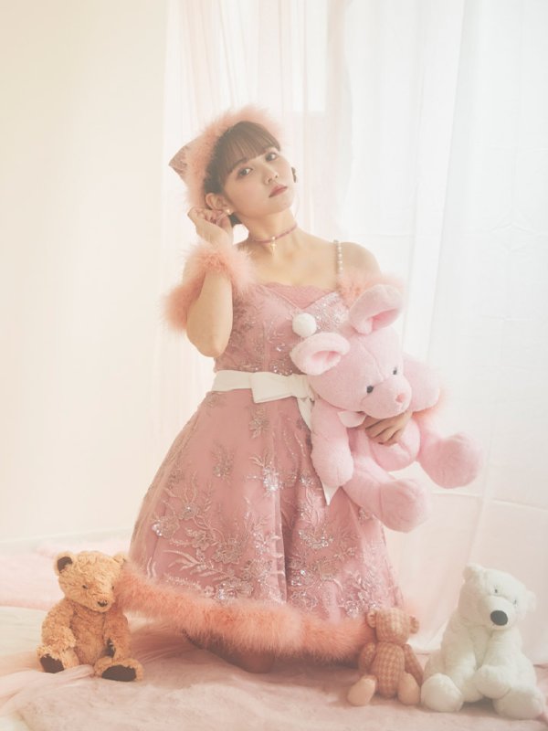 画像4: 【サンタセール！】ファーショルダー/ スパンコール刺繍フレアサンタ【sugar nine サンタコス 5点セット】【S-XLサイズ/2カラー】[YMT]