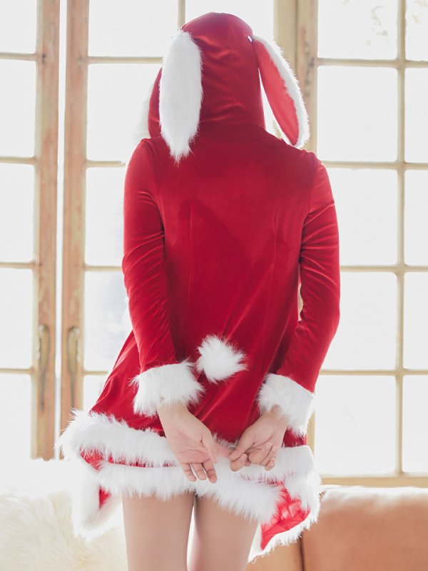 画像17: 【サンタセール！】フードバニーセクシーセットアップサンタ【sugar nine サンタコス 7点セット】【S-Mサイズ/2カラー】[YMT]