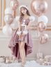 画像5: 即日発送!総レース/ ファーショルダー/ ショートインロングフレアサンタ【sugar nine サンタコス 5点セット】【S-Lサイズ/2カラー】[YMT]