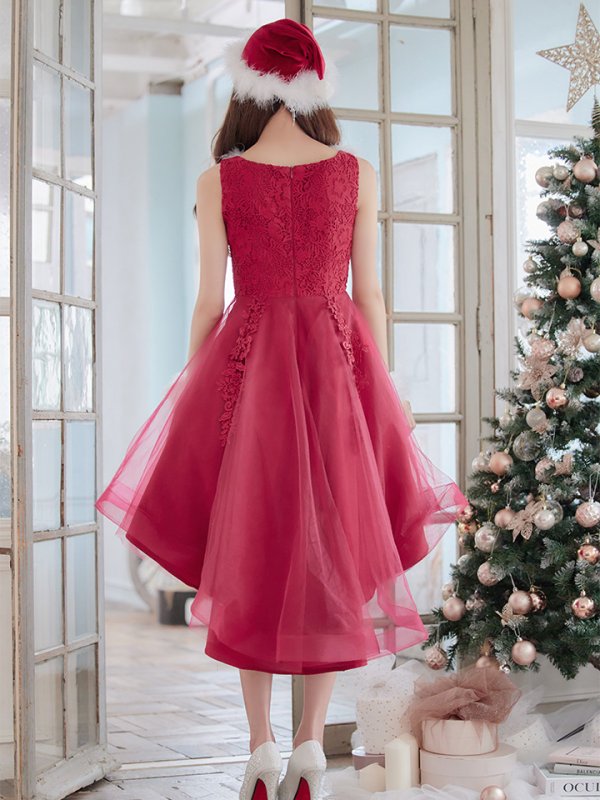 画像6: 【サンタセール！】ケミカルレースチュールドレスワンピースフレアサンタ【sugar nine サンタコス 4点セット】【S-Lサイズ/1カラー】[YMT]