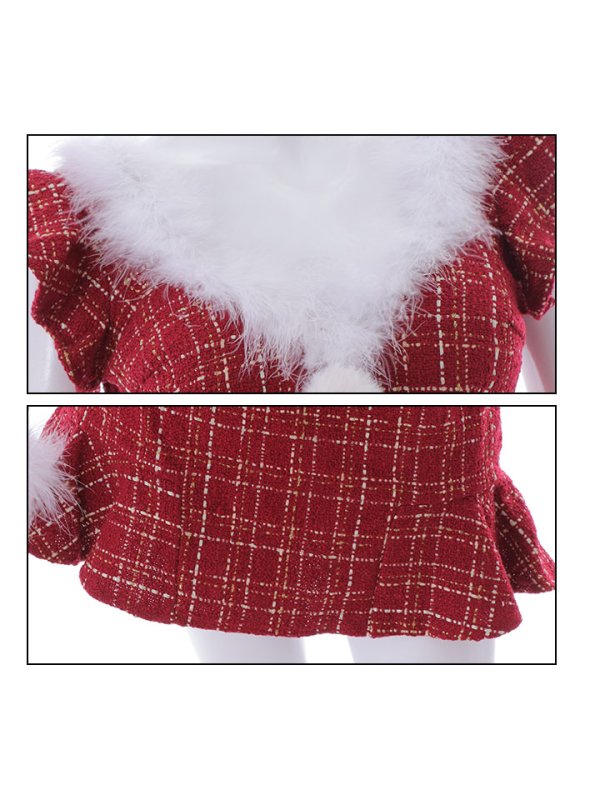 画像25: 【即日発送】ツイード/ セットアップ/ マーメイドミニドレスサンタ【sugar nine サンタコス】[YMT]