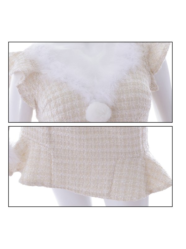 画像22: 【即日発送】ツイード/ セットアップ/ マーメイドミニドレスサンタ【sugar nine サンタコス】[YMT]