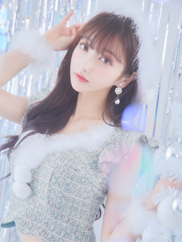 画像16: 【ノベルティ対象】【即日発送】ツイード/ セットアップ/ マーメイドフレアミニドレスサンタ【サンタコス 5点セット】【XS-Mサイズ/4カラー】[[YMT]