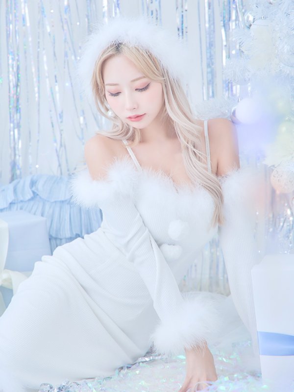 画像19: 【サンタセール！】【サンタコス 3点セット】【S-Lサイズ/2カラー】ロングスカートサンタコスプレ[YMT]