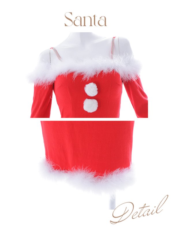 画像26: 【サンタセール！】【サンタコス 3点セット】【S-Lサイズ/2カラー】ロングスカートサンタコスプレ[YMT]
