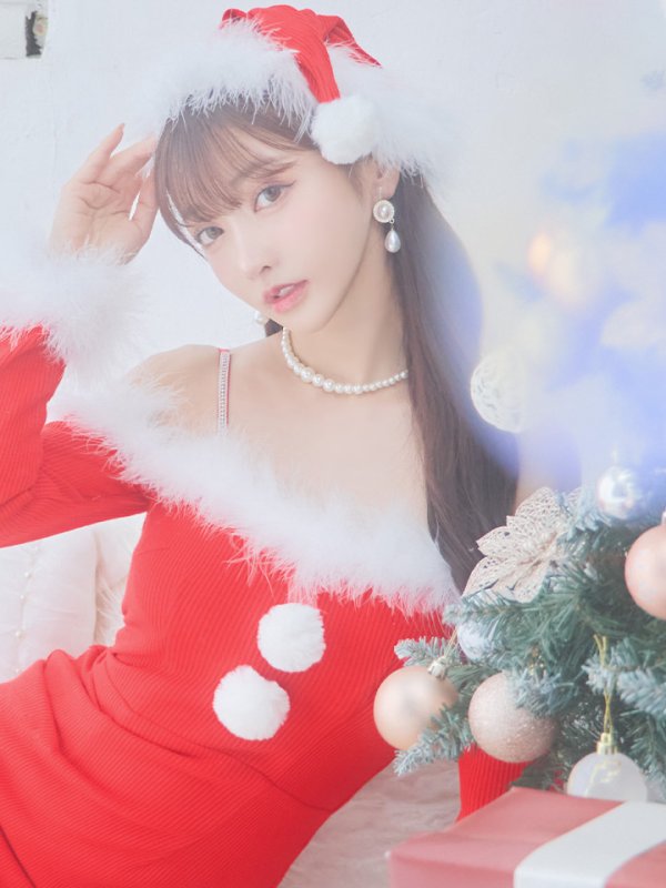 画像9: 【サンタセール！】【サンタコス 3点セット】【S-Lサイズ/2カラー】ロングスカートサンタコスプレ[YMT]