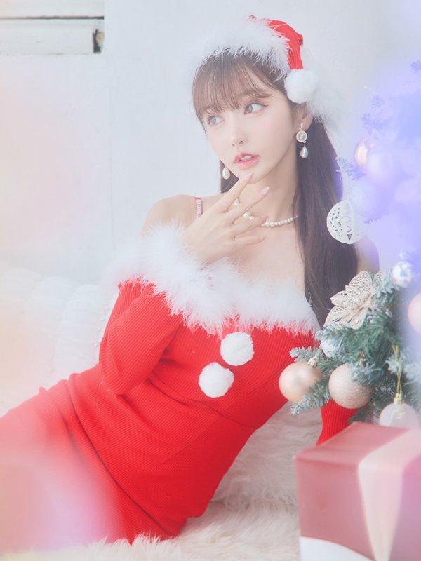 画像13: 【サンタセール！】【サンタコス 3点セット】【S-Lサイズ/2カラー】ロングスカートサンタコスプレ[YMT]