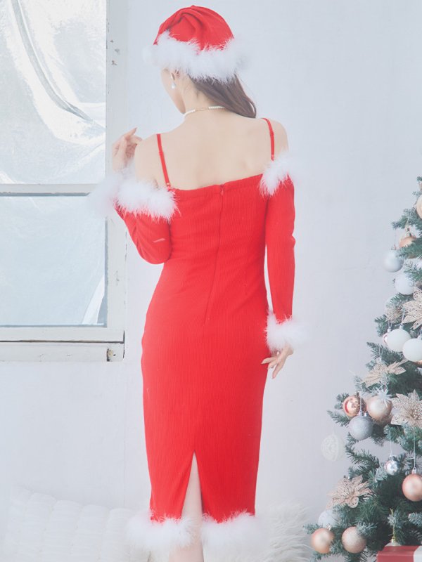 画像22: 【サンタセール！】【サンタコス 3点セット】【S-Lサイズ/2カラー】ロングスカートサンタコスプレ[YMT]