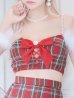 画像16: 【サンタコス 7点セット】【XS-Mサイズ/1カラー】セットアップチェックリボンサンタコスプレ[YMT]