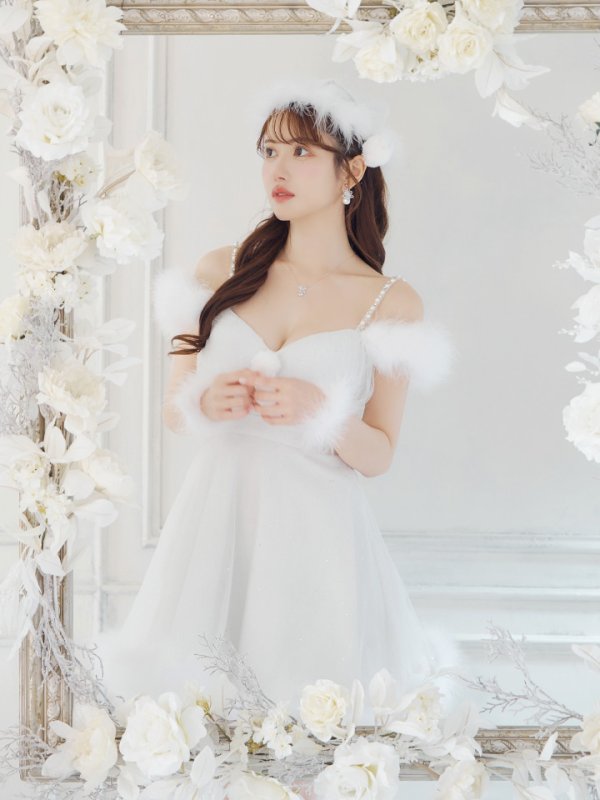 画像15: 【ノベルティ対象】【即日発送！】【S-Lサイズ/3カラー】フレアチュールサンタコスプレ[YMT]