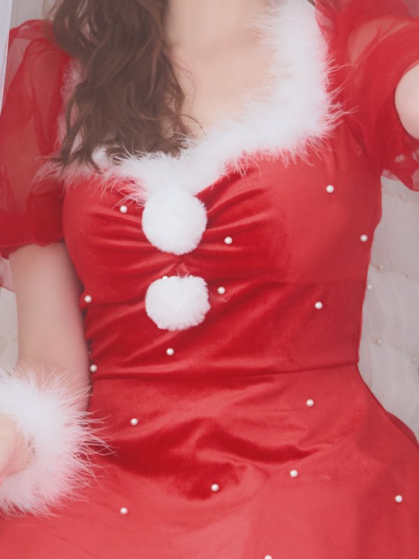 画像16: 【サンタセール！】【サンタコス 4点セット】【S-Lサイズ/1カラー】ベロアパールフレアスカートサンタコスプレ[YMT]
