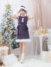 画像4: 【サンタセール！】【サンタコス 4点セット】【S-Lサイズ/2カラー】サイドリボンツイードサンタコスプレ[YMT]